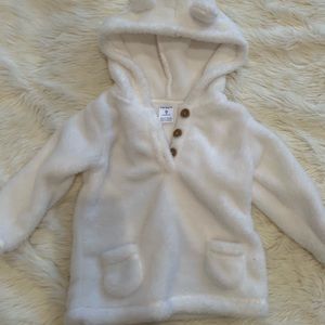 Soft baby fleece pullover
